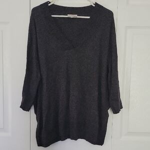 LOFT Women's V-Neck Sweater - Black